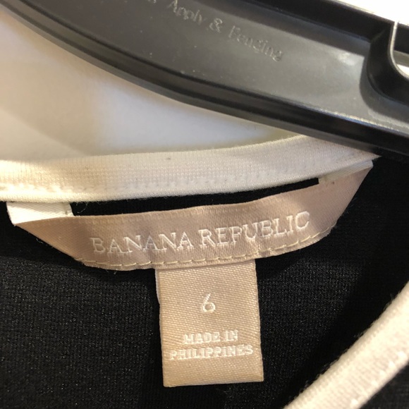 Banana Republic Black Long Sleeve Mini Dress - Picture 2 of 2